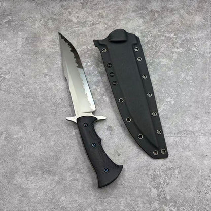MeiYing FM918 Steel Ceramic Coated and Mirror Finished Fixed Blade Hunting Knife