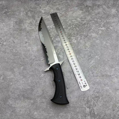 MeiYing FM918 Steel Ceramic Coated and Mirror Finished Fixed Blade Hunting Knife