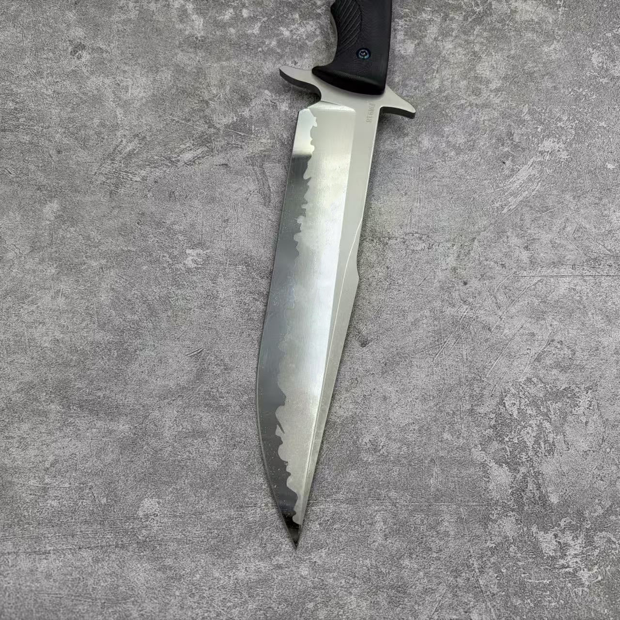 MeiYing FM918 Steel Ceramic Coated and Mirror Finished Fixed Blade Hunting Knife