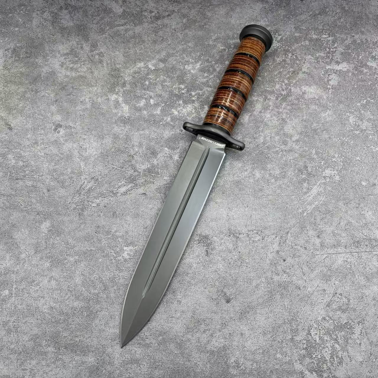 Reclusedge PJia Tactical DC53 Steel Dagger Fixed Blade Knife Bowie Knife
