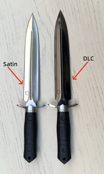 Bolte Ice Front 5 A8 Steel / DLC Dagger Fixed Blade Knife