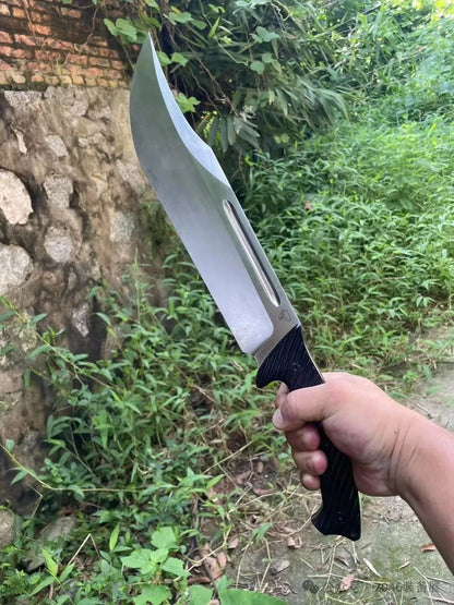 Buffalo Godslayer DC53 Steel Big Bowie Fixed Blade Knife