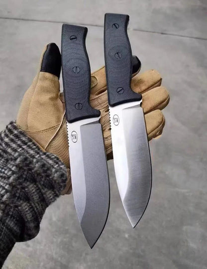 HJF GSO5 A8 Steel Micarta Handle Fixe Blade Knife