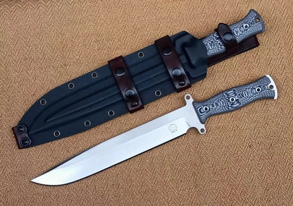 Gemini Cavalry Bolte A8 Steel Fixed Blade Bowie Knife