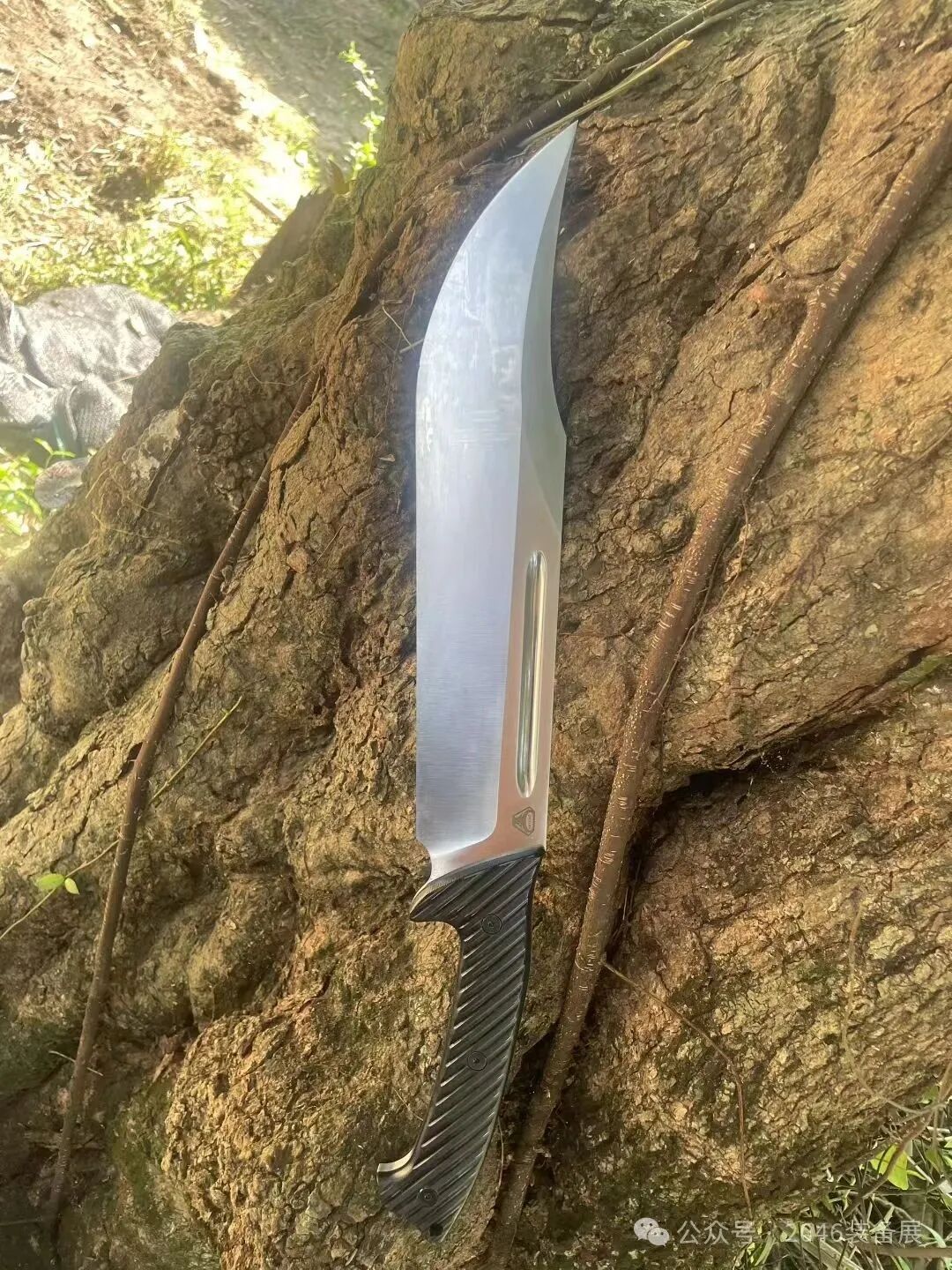 Buffalo Godslayer DC53 Steel Big Bowie Fixed Blade Knife