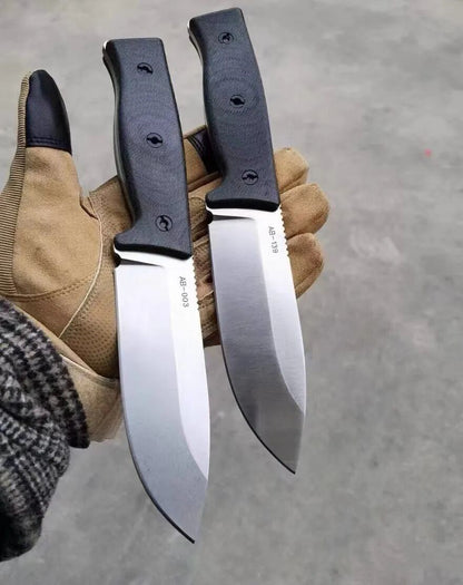 HJF GSO5 A8 Steel Micarta Handle Fixe Blade Knife