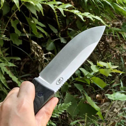 HJF GSO5 A8 Steel Micarta Handle Fixe Blade Knife