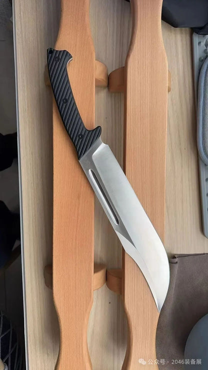 Buffalo Godslayer DC53 Steel Big Bowie Fixed Blade Knife