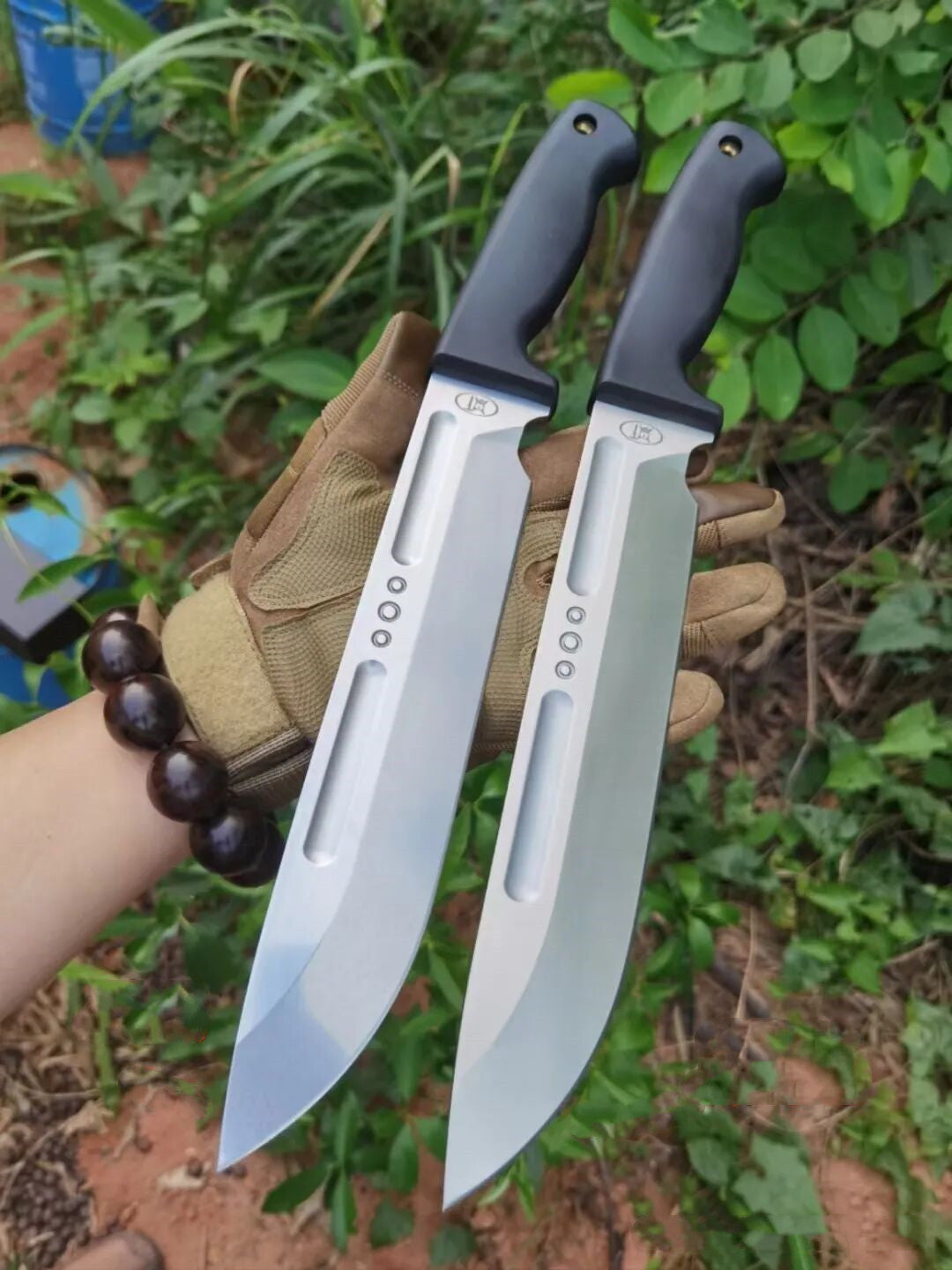 HJF Dog Soldier A8 Steel G10 Handle Fixe Blade Bushcraft Knife