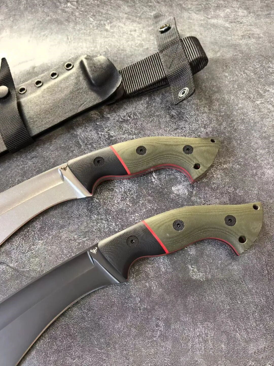 HJF Mad Ox Kukri  Tactical DC53 Steel Fixed Blade Knife