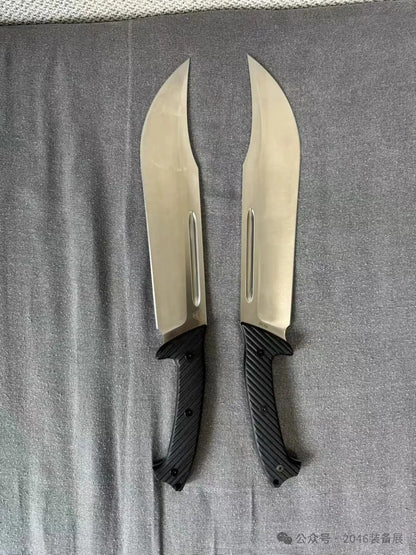 Buffalo Godslayer DC53 Steel Big Bowie Fixed Blade Knife