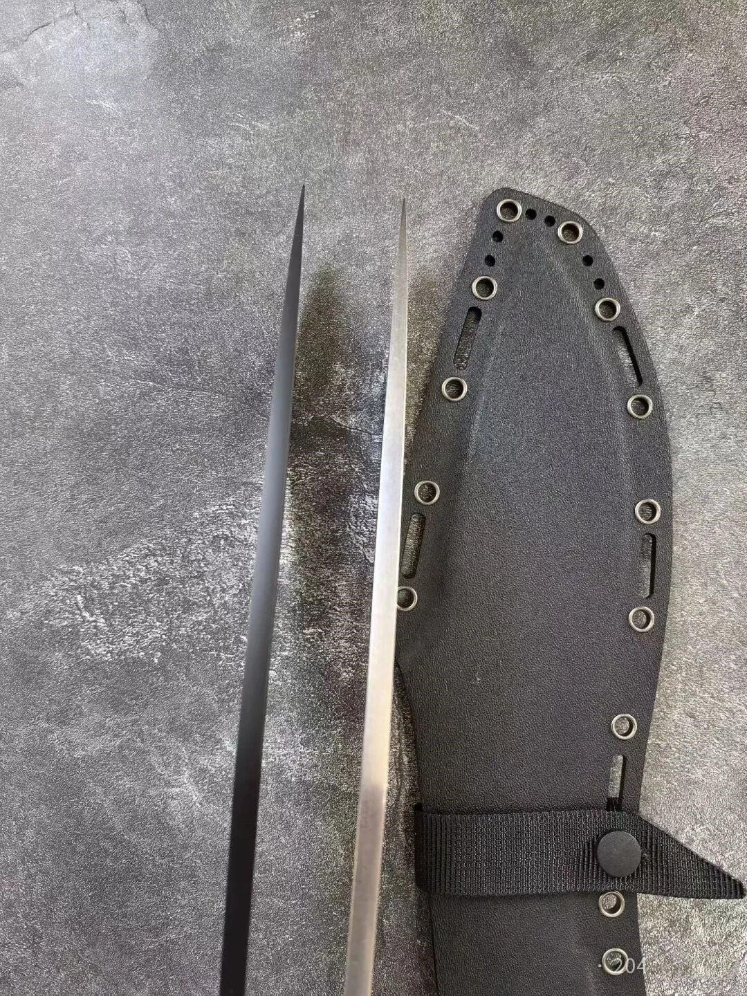 HJF Mad Ox Kukri  Tactical DC53 Steel Fixed Blade Knife