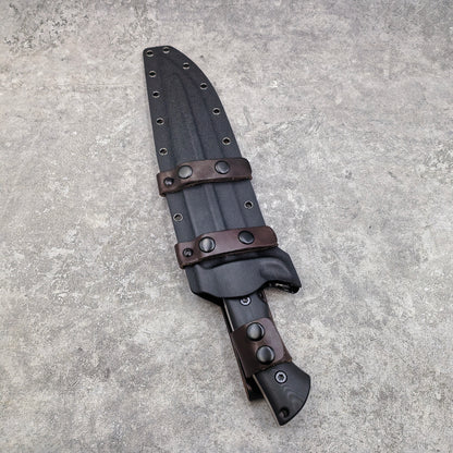 Reclusedge Black Bear IV A8 Steel G10 Handle Fixe Blade Bowie Knife
