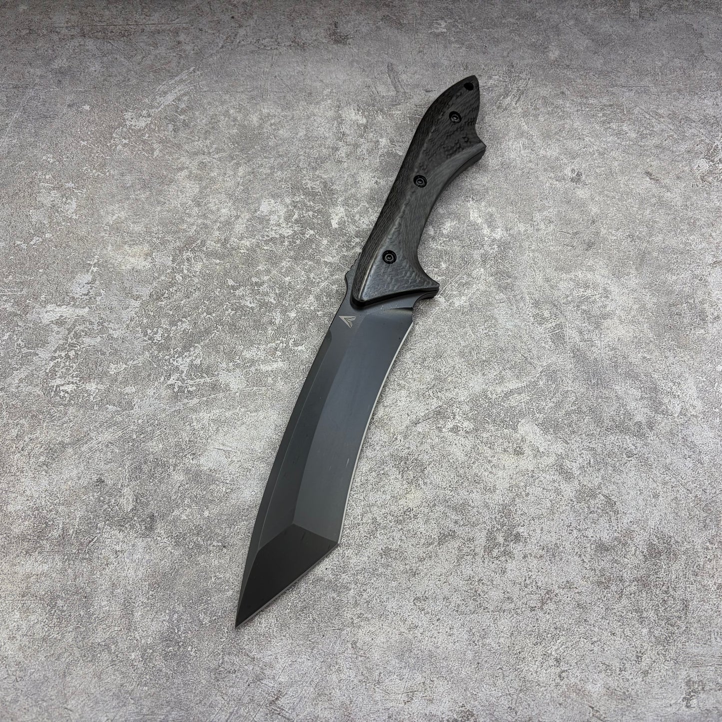 HuLi CPM-3V Steel DLC Coated Fixed Blade Hunting Knife