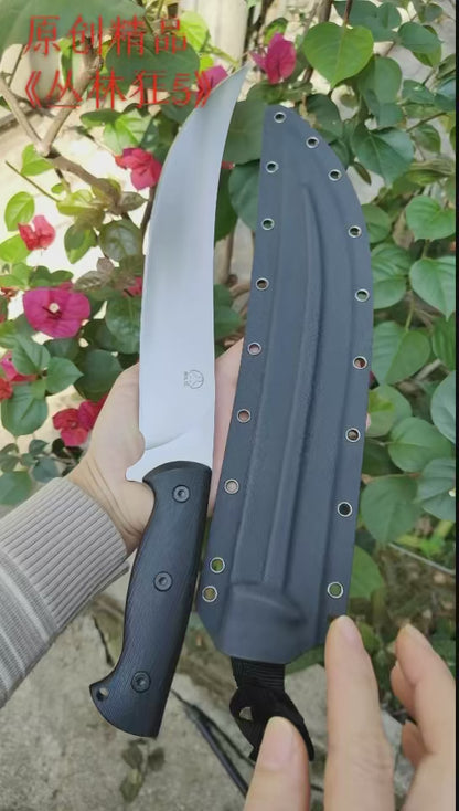 Bolte Jungle Crazy 5 A8 Steel Kukri Outdoor Fixed Blade Knife