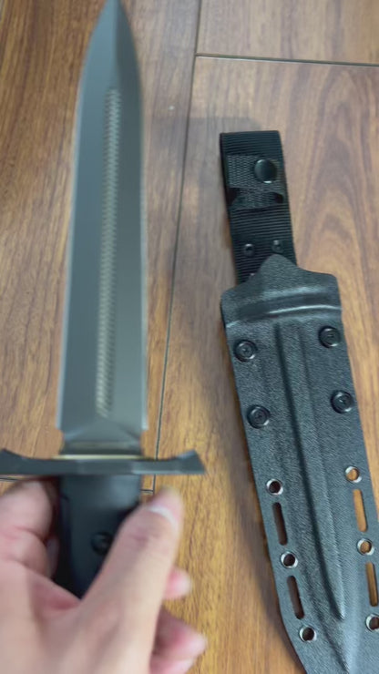 Reclusedge PaLaSi Tactical DC53 Steel Dagger Fixed Blade Knife Bowie Knife