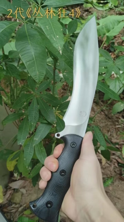 Bolte Jungle Crazy 4 A8 / DC53 Steel Kukri Outdoor Fixed Blade Knife