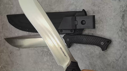 Reclusedge PoJia Tactical DC53 Steel Fixed Blade Knife Bowie Knife
