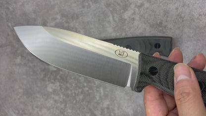 HJF A8 Steel Micarta Handle Fixed Blade Knife