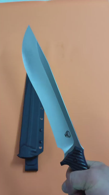 Bison PoJia Tactical DC53 Steel Fixed Blade Knife Bowie Knife