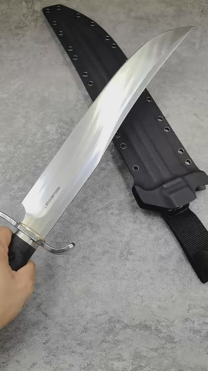 Reclusedge ZhanShen Tactical DC53 Steel Fixed Blade Knife Bowie Knife