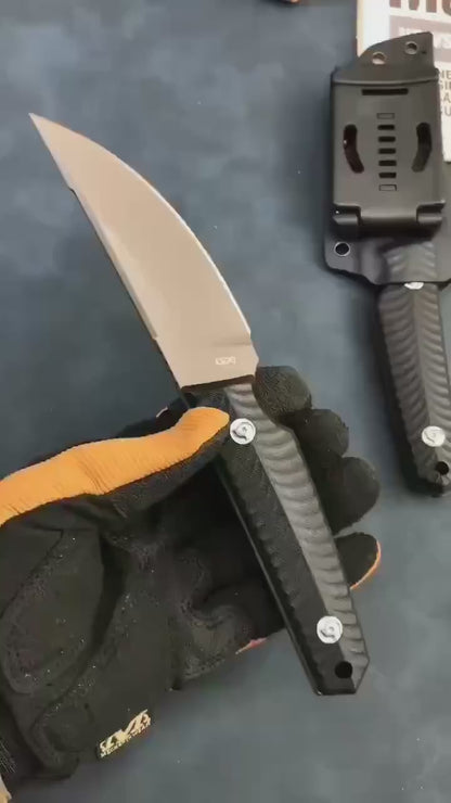 HeiSha DC53 Steel Outdoor Small Fixed Blade Knife